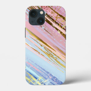 Gestructureerde Roze Achtergrond iPhone 13 Mini Hoesje
