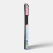 Gestructureerde Roze Achtergrond Case-Mate iPhone Case (Achterkant / Rechts)