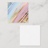 Gestructureerde Roze Achtergrond Contactkaartje (Voorkant / Achterkant)