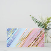 Gestructureerde Roze Achtergrond Feestdagenkaart (Staand voorkant)