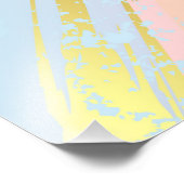 Gestructureerde Roze Achtergrond Foto Afdruk (Hoek)