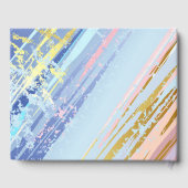 Gestructureerde Roze Achtergrond Gastenboek (Achterkant)