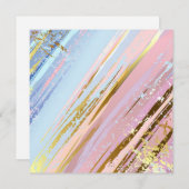 Gestructureerde Roze Achtergrond Kaart (Voorkant / Achterkant)