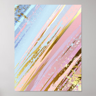 Gestructureerde Roze Achtergrond Poster