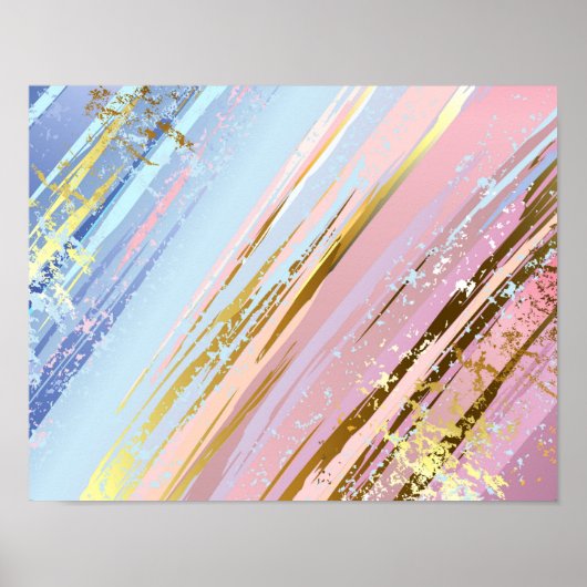 Gestructureerde Roze Achtergrond Poster (Voorkant)