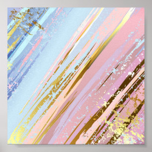 Gestructureerde Roze Achtergrond Poster