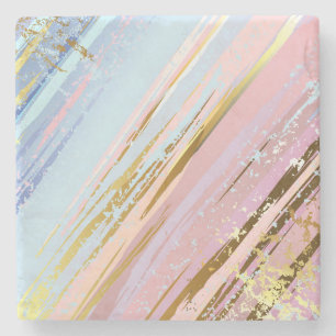 Gestructureerde Roze Achtergrond Stenen Onderzetter