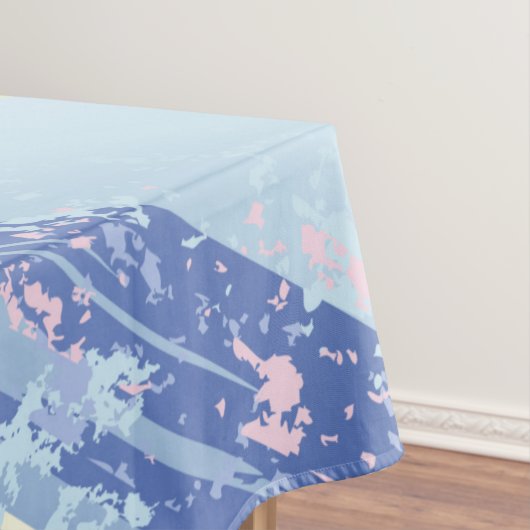 Gestructureerde Roze Achtergrond Tafelkleed (Voorbeeld)