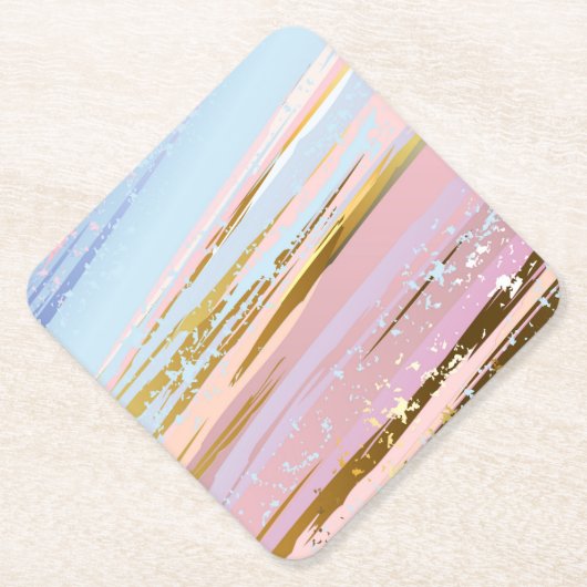 Gestucte Roze Achtergrond Kartonnen Onderzetters (Voorkant)