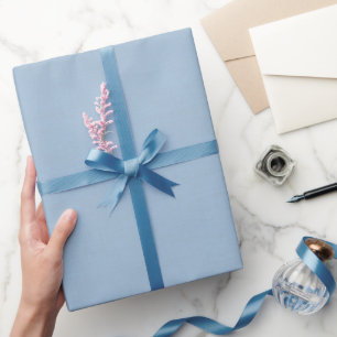 Gestuctuurd Lichtblauw Cadeaupapier