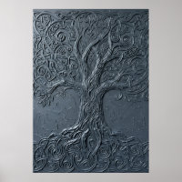 Gestuctuurd ontwerp van de levensboom