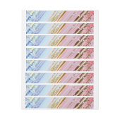 Gestuctuurde Roze Achtergrond Adreslabel Wikkel (Vel)