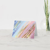 Gestuctuurde Roze Achtergrond Kaart (Voorkant)