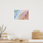 Gestuctuurde Roze Achtergrond Poster (Keuken)