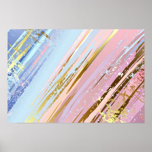 Gestuctuurde Roze Achtergrond Poster (Voorkant)