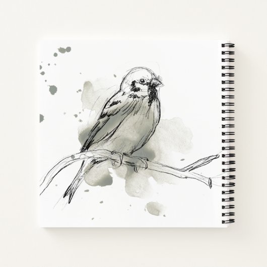 Gestural Bird Study Notitieboek (Achterkant)