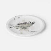 Gestural Bird Study Papieren Bordje (Gekanteld)