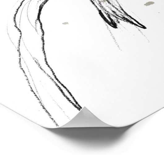 Gestural Bird Study Poster (Hoek)