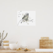 Gestural Bird Study Poster (Keuken)