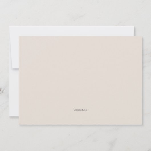 Gesture de coeur main Carte Saint Valentin (Dos)