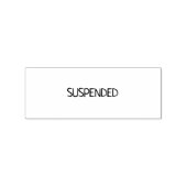 GESUSPENDEERD Gedrukt Hout Kunst Stempel Rood Kleu (Gestempeld)