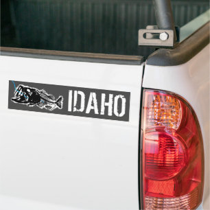 GESWALLOWDE IDAHO - ÉÉN BAD BASIS BUMPERSTICKER