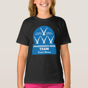 Gesynchroniseerd Zwemteam T-shirt