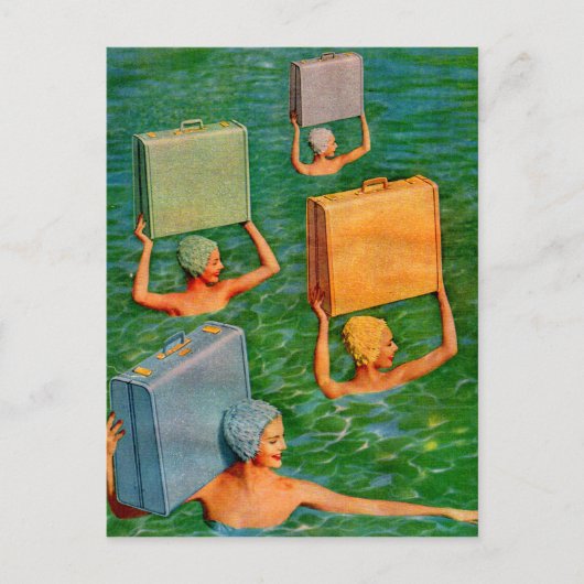 gesynchroniseerde zee briefkaart (Voorkant)