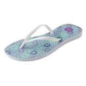 Gesynchroniseerde zwemmers Gepatenteerd Monogram Teenslippers (Schuin)