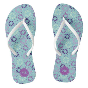 Gesynchroniseerde zwemmers Gepatenteerd Monogram Teenslippers