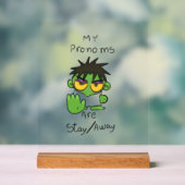 Get Away, i am working mood Acryl Bord (Neutraal)