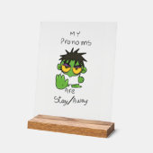 Get Away, i am working mood Acryl Bord (Hoek)