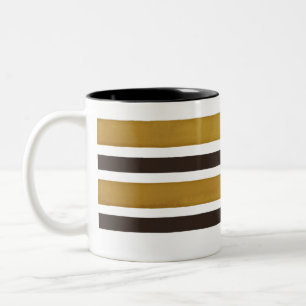 'Get Back' The Mug - Brown & Tan stripes - 1969