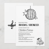 Get Down & Boogie bij een Disco Theme Vrijgezellen Kaart (Voorkant / Achterkant)