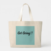 Get Going Bag Grote Tote Bag (Achterkant)