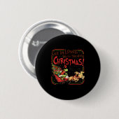 Get In Loser We're Stealing Christmas Ronde Button 5,7 Cm (Voorkant /achterkant)