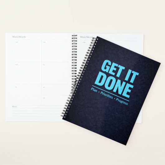 Get It Done Blue Motivational Planner (Display)