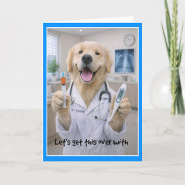 Get It Over With Get Well Card NTA-1 Kaart