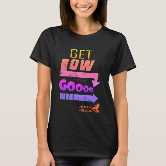 Get Low and Go - regenboog T-shirt (Voorkant)