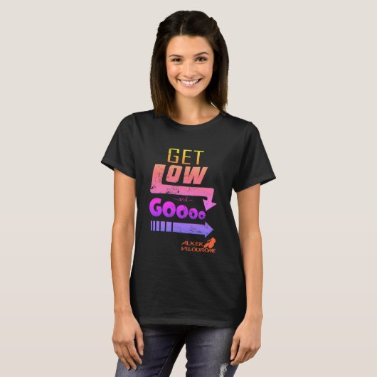 Get Low and Go - regenboog T-shirt (Voorkant volledig)