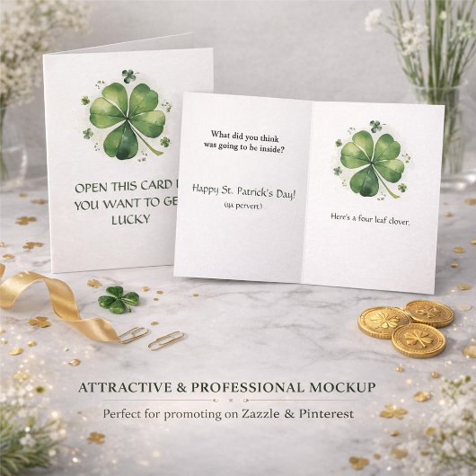 Get Lucky - Funny St. Patrick's Day  Kaart