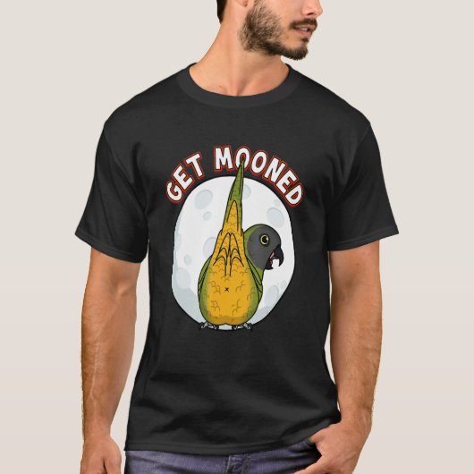 Get Mooned I Parrot Underfluffies I Senegal Parrot T-shirt (Voorkant)