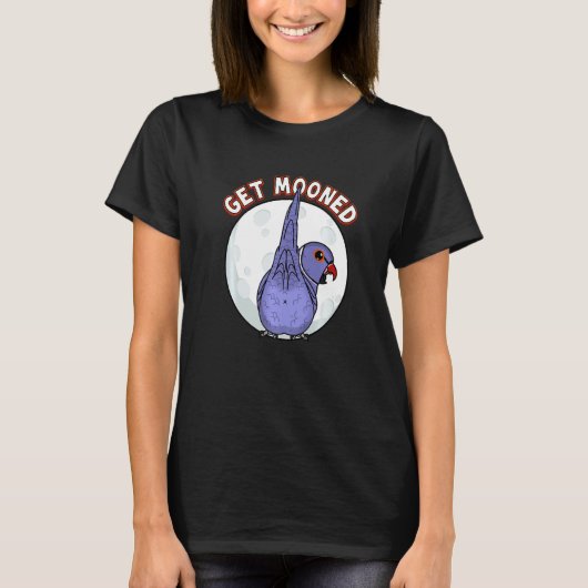 Get Mooned I Parrot Underfluffies I Violet Indian T-shirt (Voorkant)