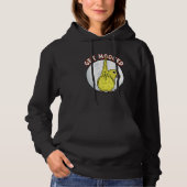 Get Mooned I Parrot Underfluffies I Yellow Parrotl Hoodie (Voorkant)