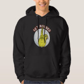 Get Mooned I Parrot Underfluffies I Yellow Parrotl Hoodie (Voorkant)