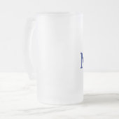 "GET NAUTI" Verre Nautique Frosted Beer Mug (Devant gauche)