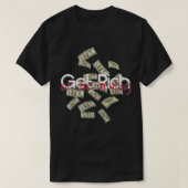 Get Rich Or Die Trying Premium  T-shirt (Design voorkant)