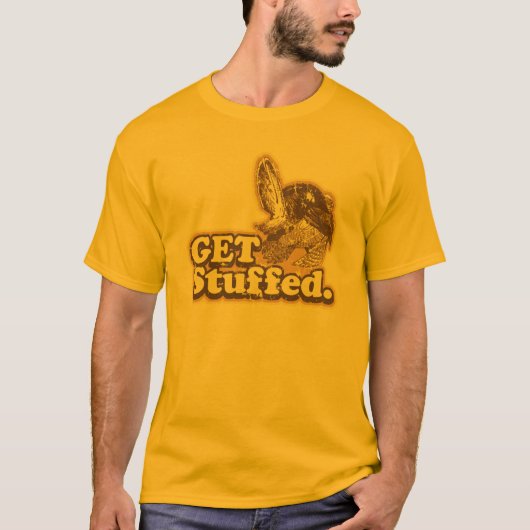 Get Stuffed Funny Thanksgiving Basic T-Shirt (Devant)