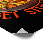 Get Stuffed Thanksgiving Stuffing  Poster (Hoek)