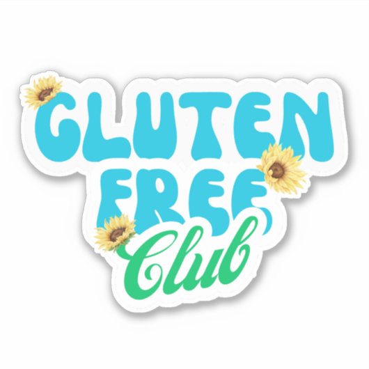 Get the Gluten Free Club Sticker (Voorkant)